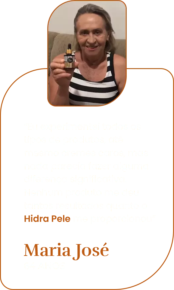 Depoimento Maria José Hidra pele